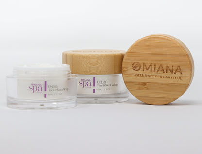 Omiana Natural Cosmetics Cleanser UpLift Face & Neck Whip - Made without GMOs, Toxins, Artificial Fragrances, & More!