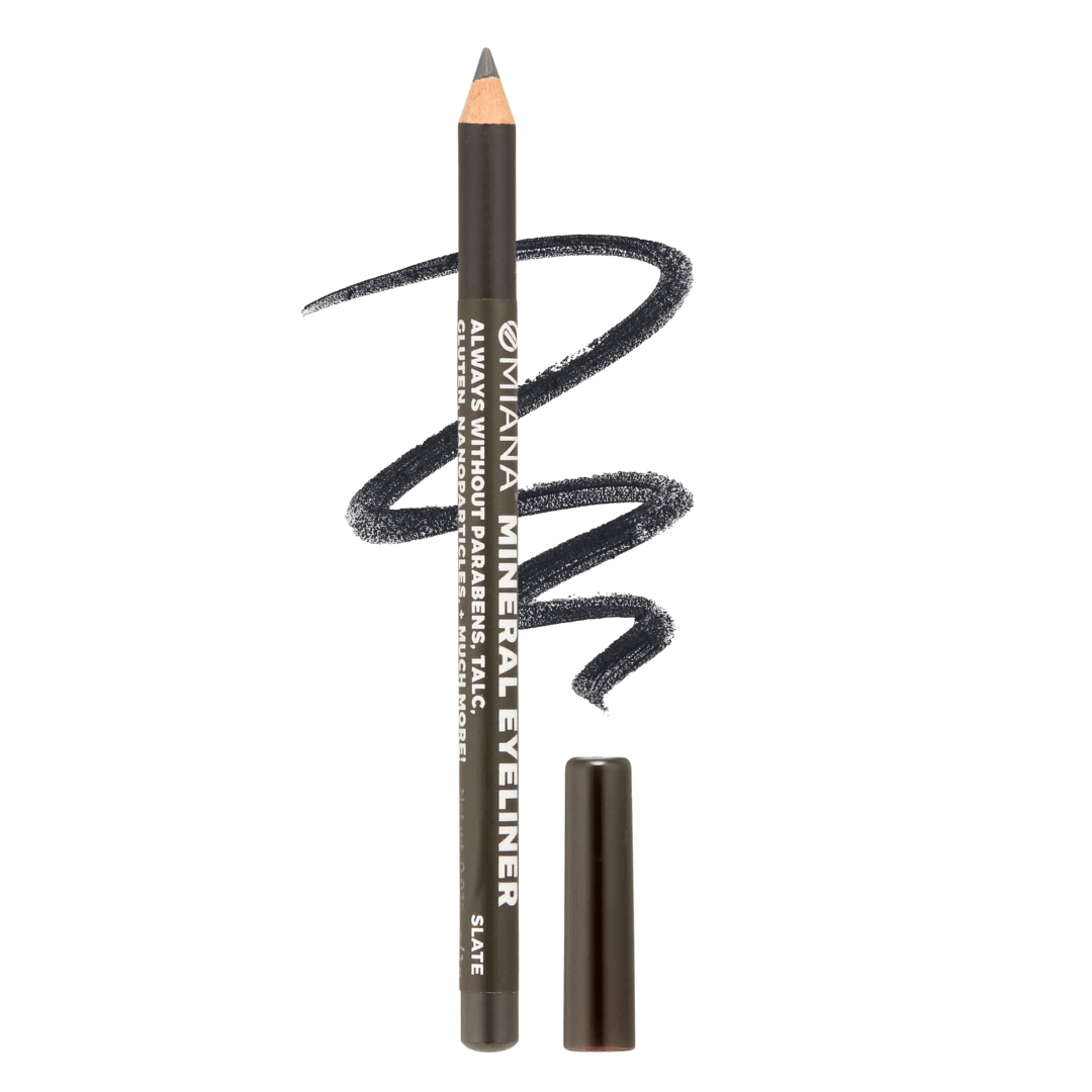 Omiana Natural Cosmetics Eyeliner Slate Mineral Pencil Eyeliners - No Titanium Dioxide; Mica-Free Options!
