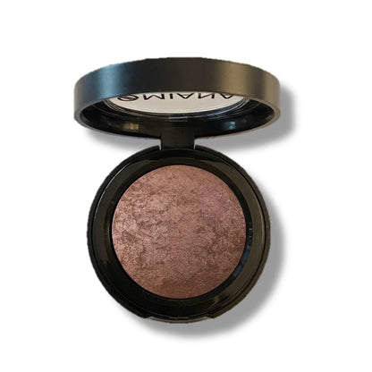 Omiana Natural Cosmetics Eyeshadow Chocolate Creamy Baked Mineral Eyeshadow - Talc-Free, Paraben-Free, & More!